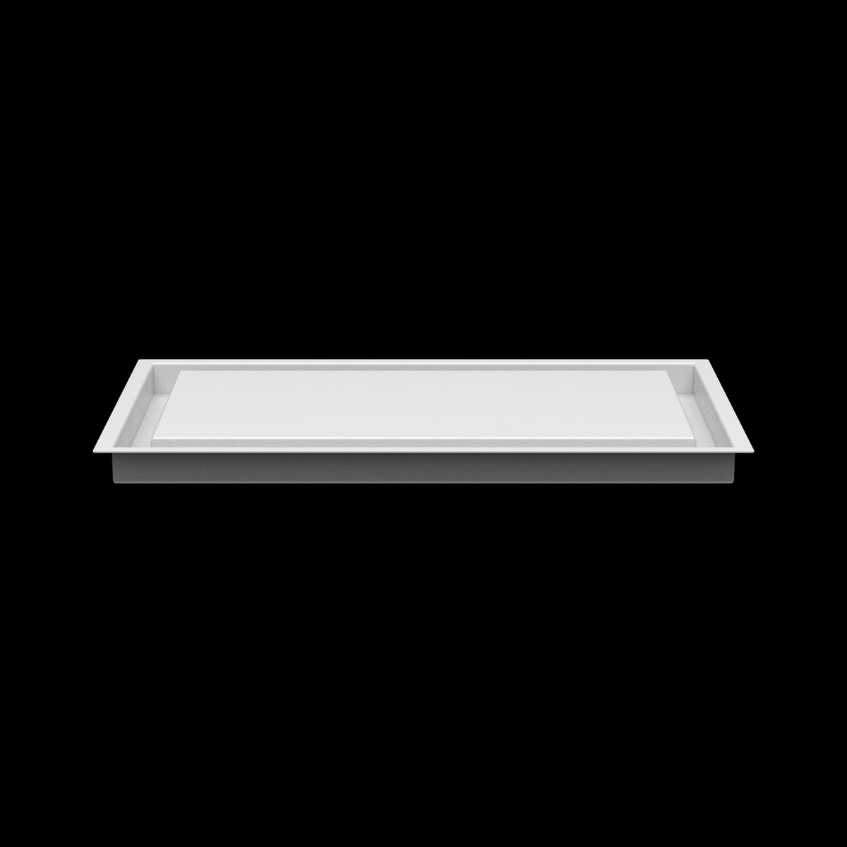 11x19 ceiling vent cover, side profile