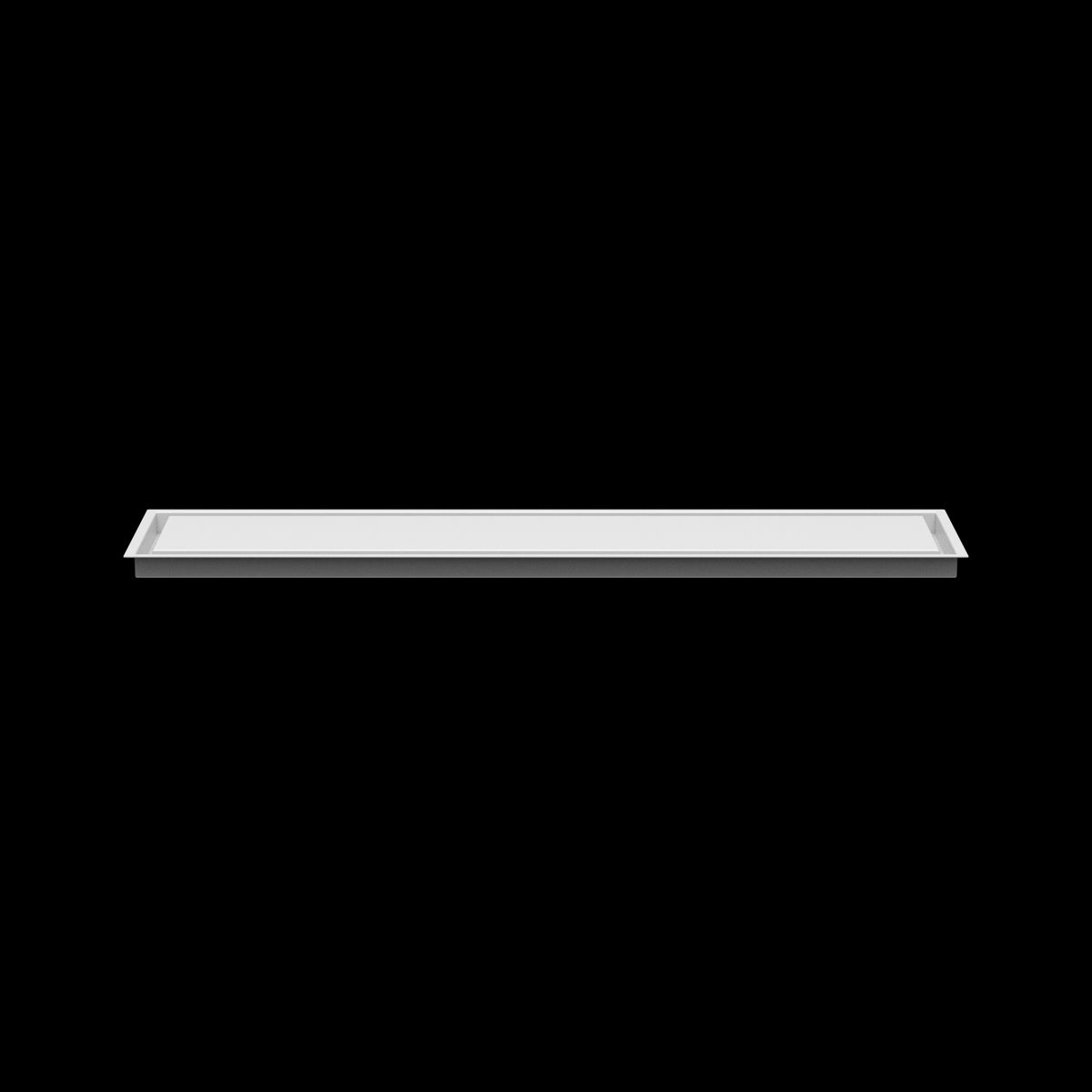 9x43 wall vent cover, side profile