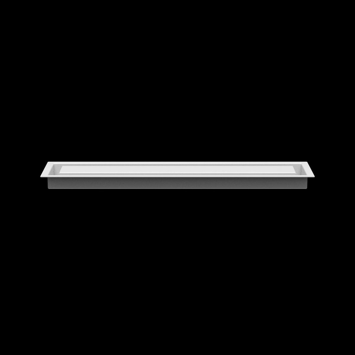 4x21 ceiling vent cover, side profile