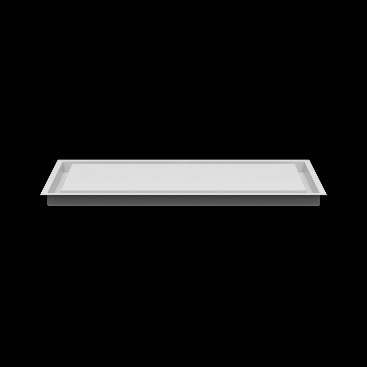 12x24 ceiling vent cover, side profile