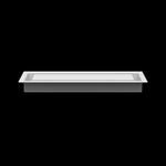 4x13 wall vent cover, side profile