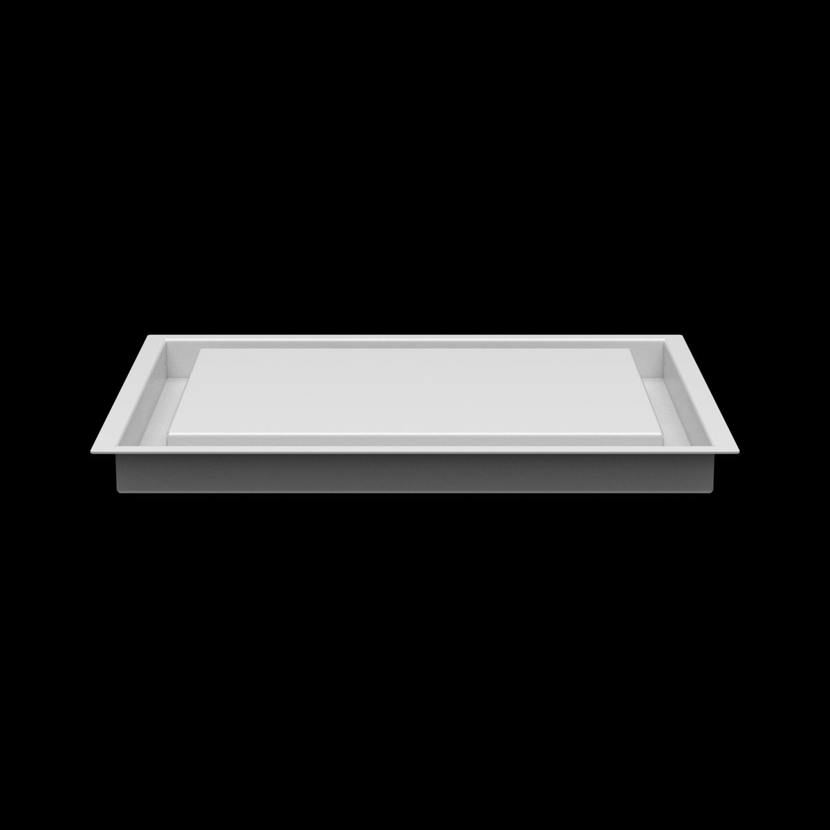 11x14 ceiling vent cover, side profile