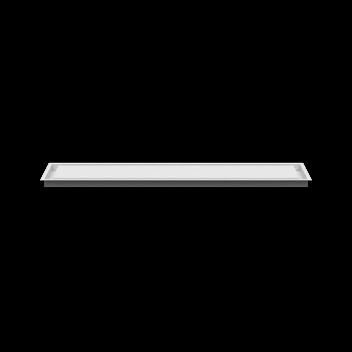 9x37 ceiling vent cover, side profile
