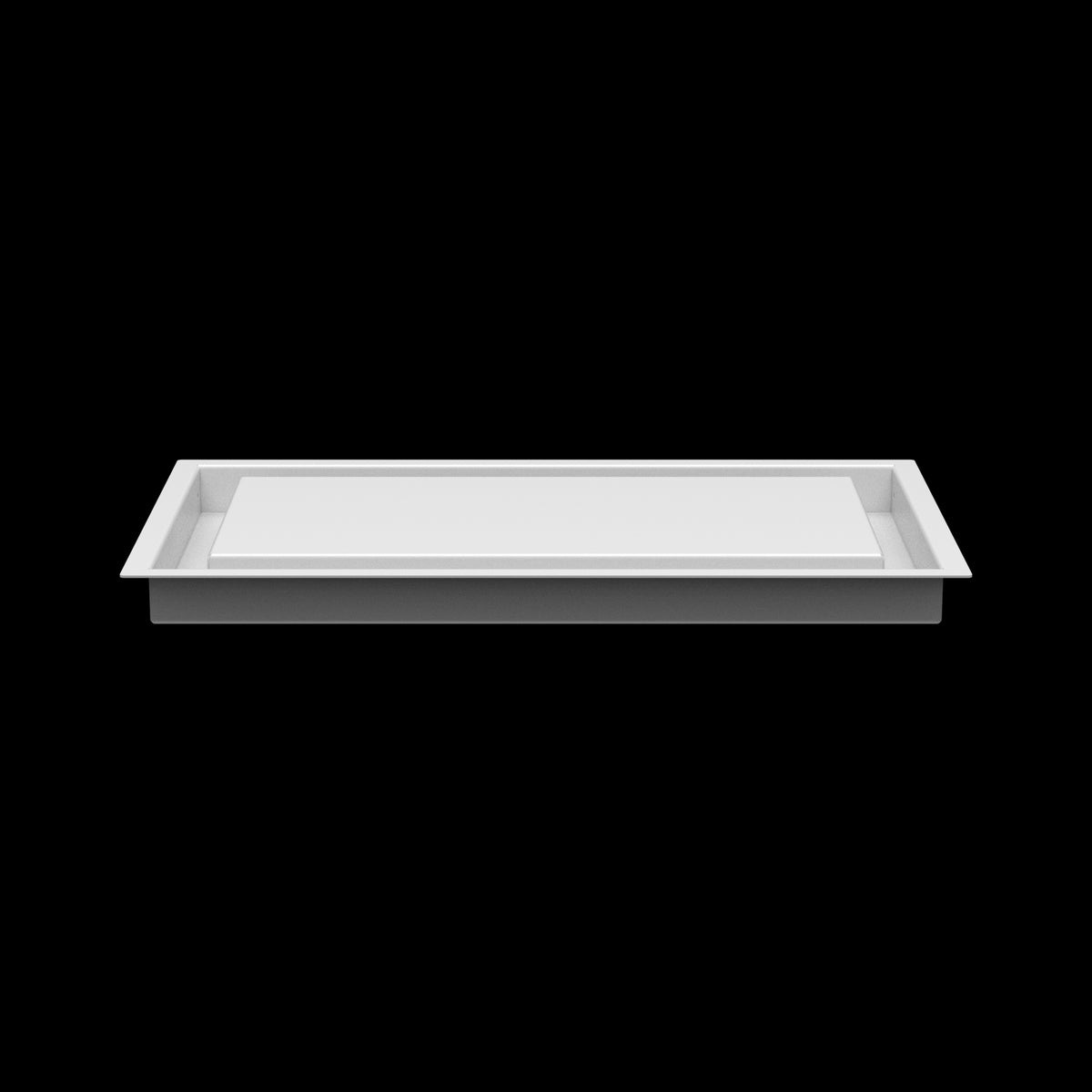 9x16 ceiling vent cover, side profile