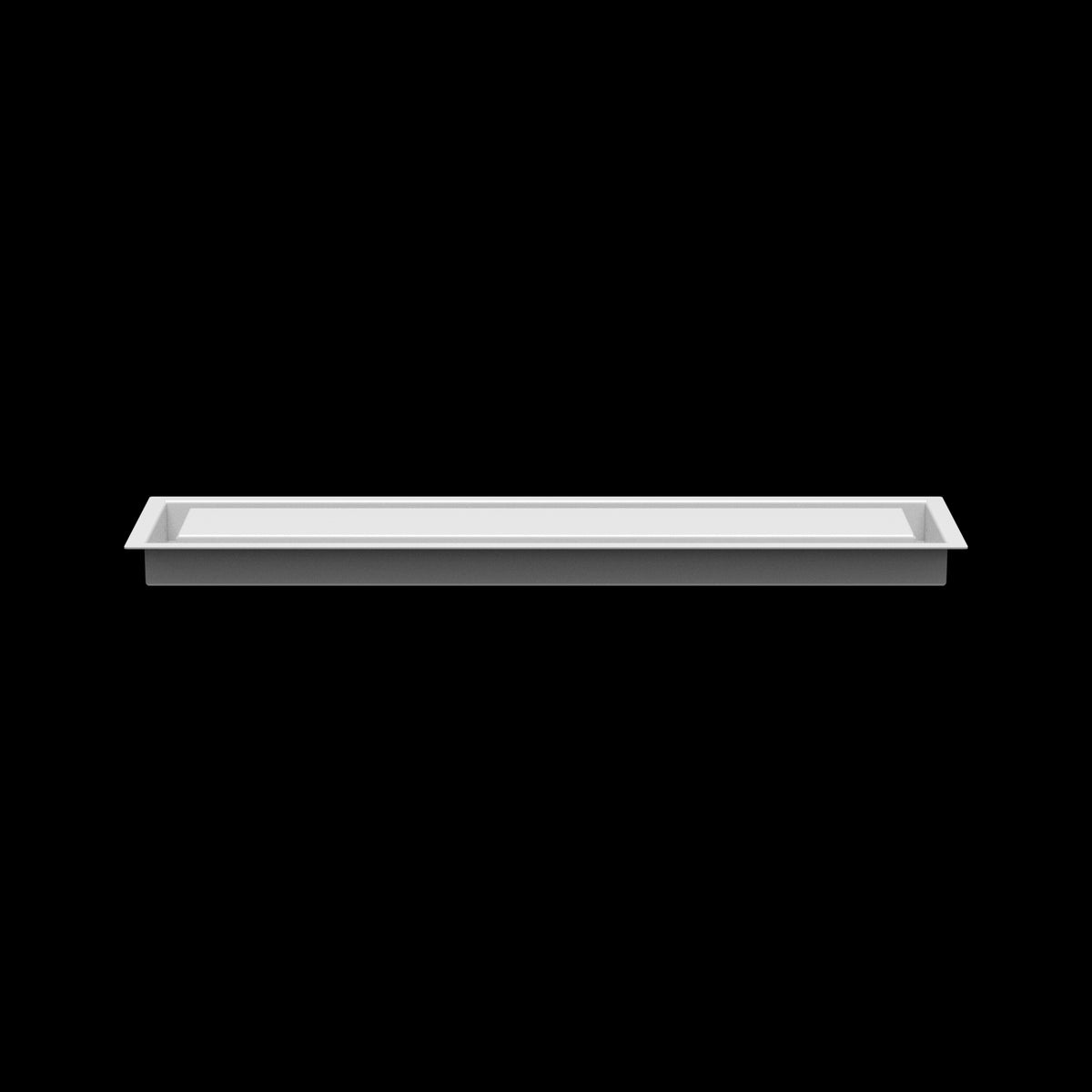 5x23 wall vent cover, side profile