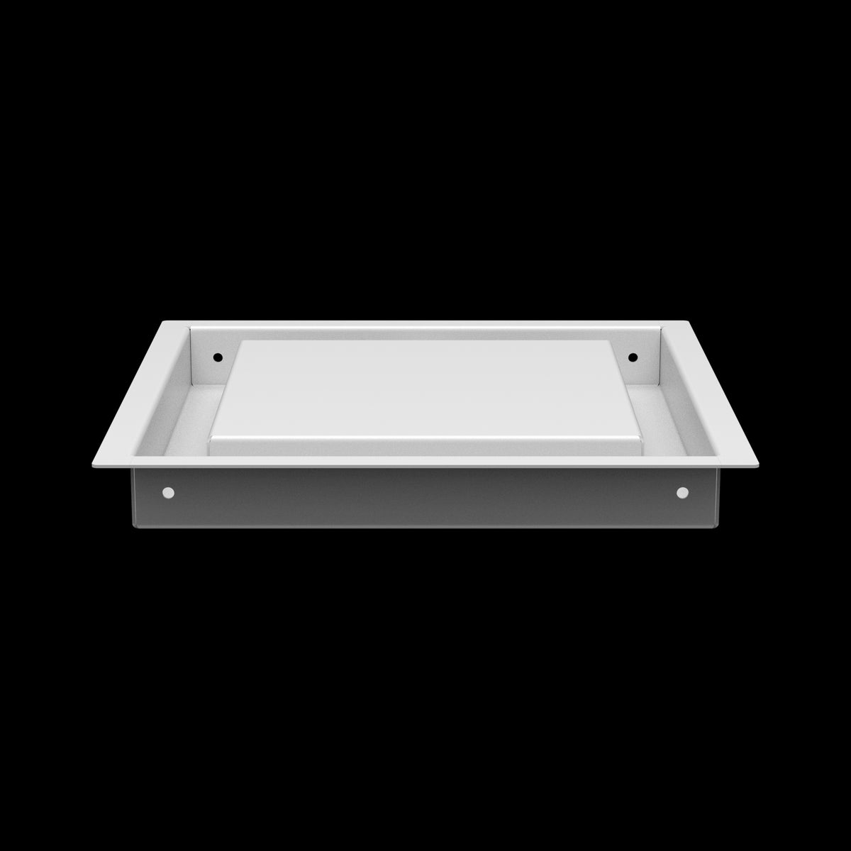 9x9 ceiling vent cover, side profile