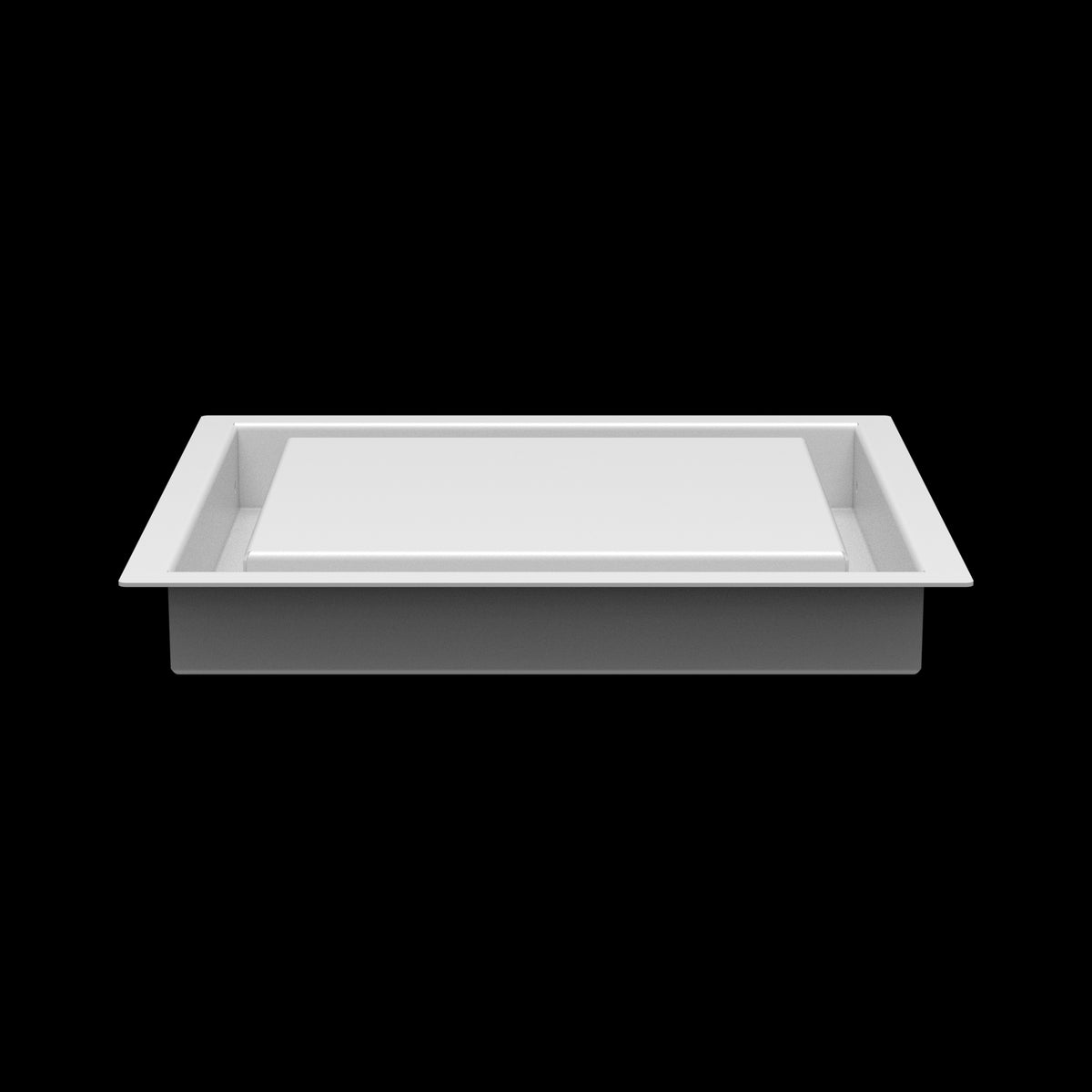 8x9 wall vent cover, side profile