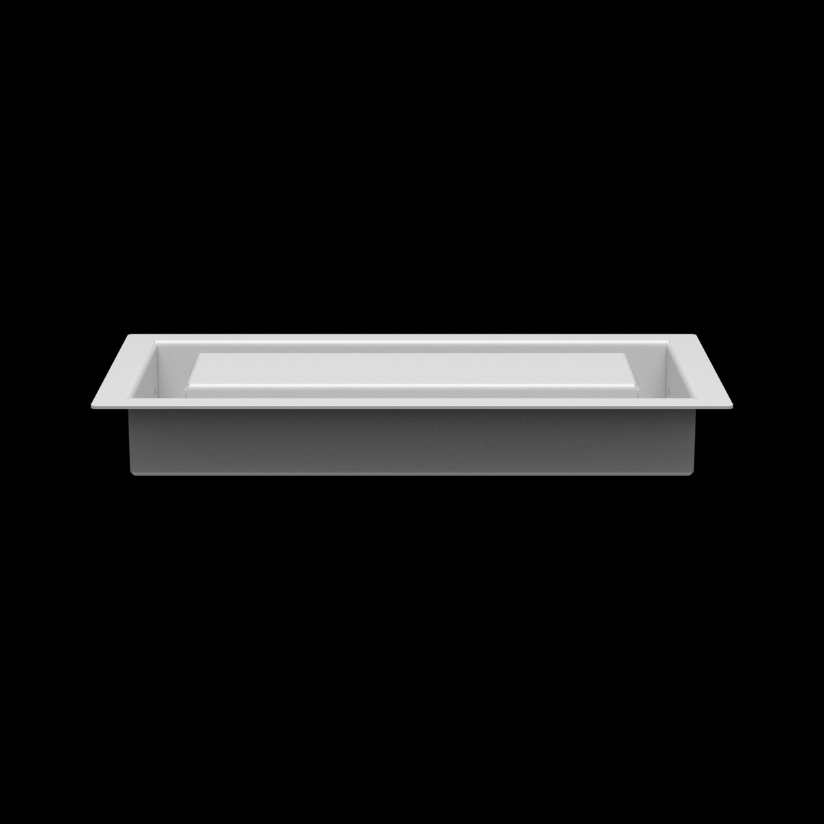 4x9 wall vent cover, side profile