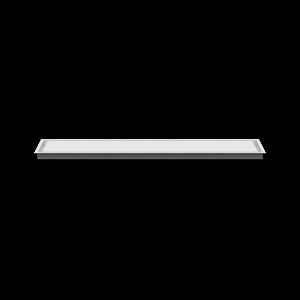 9x40 wall vent cover, side profile