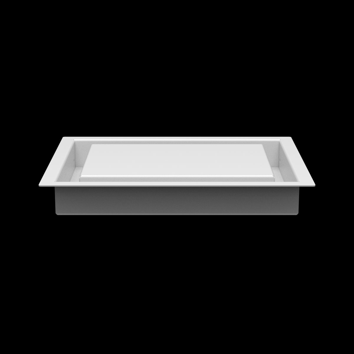 7x9 wall vent cover, side profile
