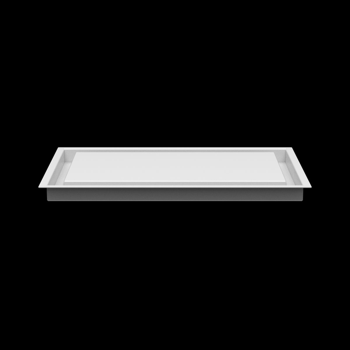 11x18 ceiling vent cover, side profile