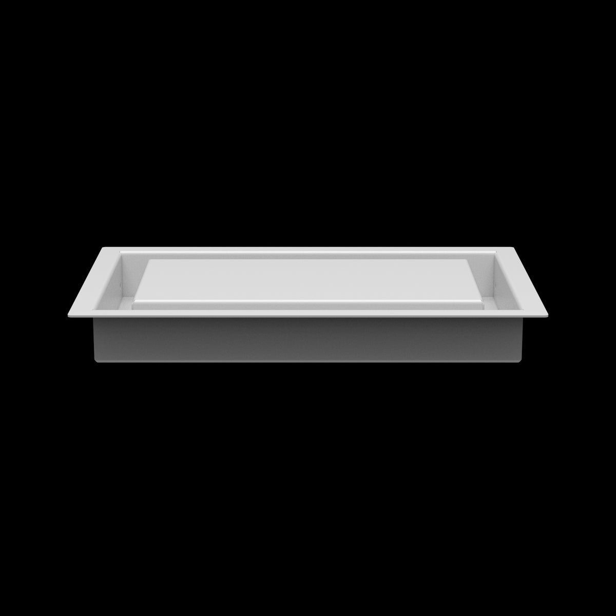 6x10 wall vent cover, side profile