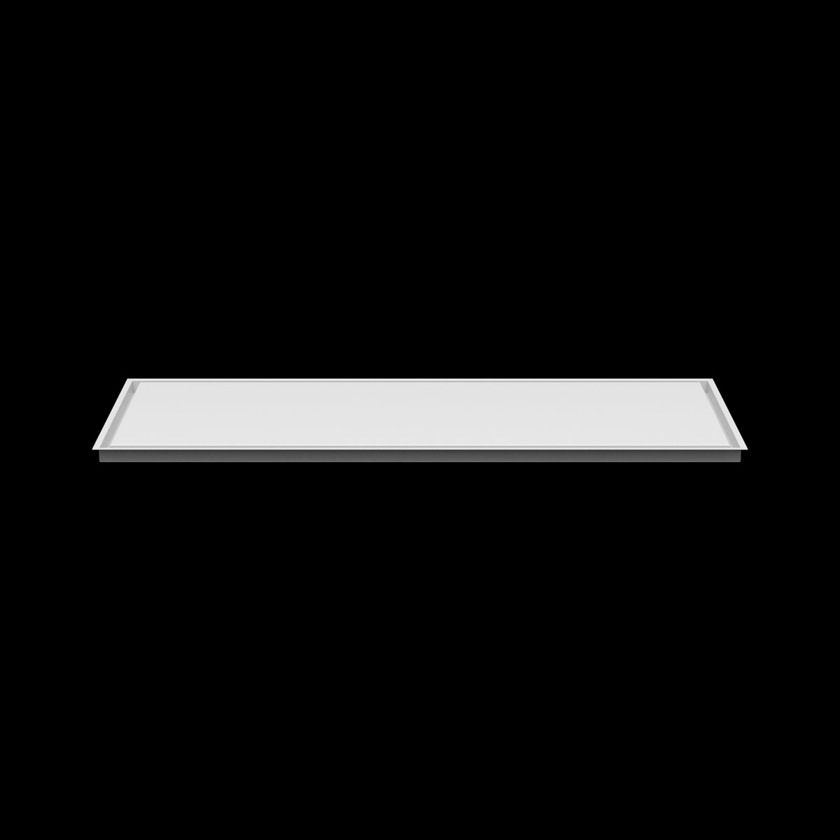 24x55 wall vent cover, side profile
