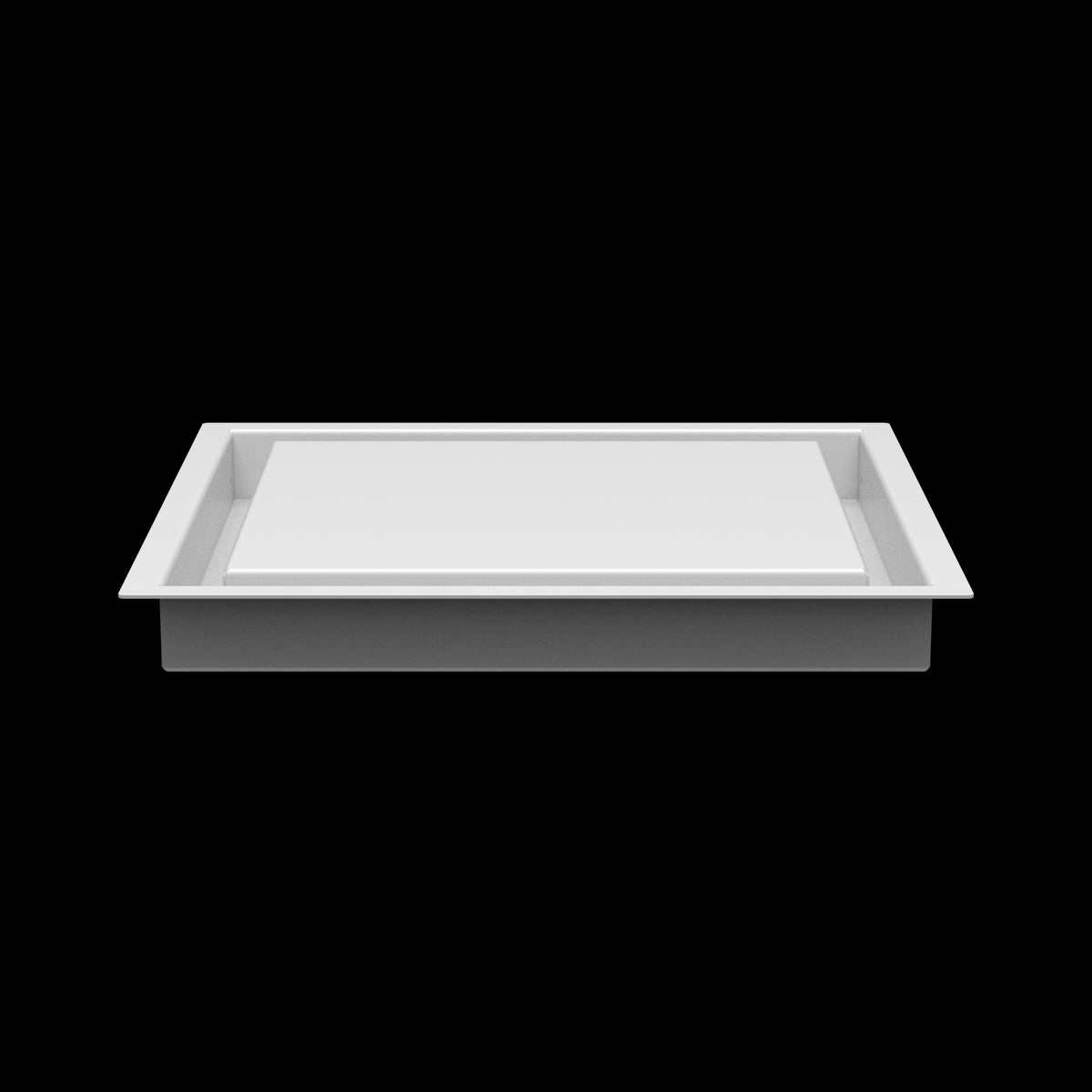 10x11 wall vent cover, side profile