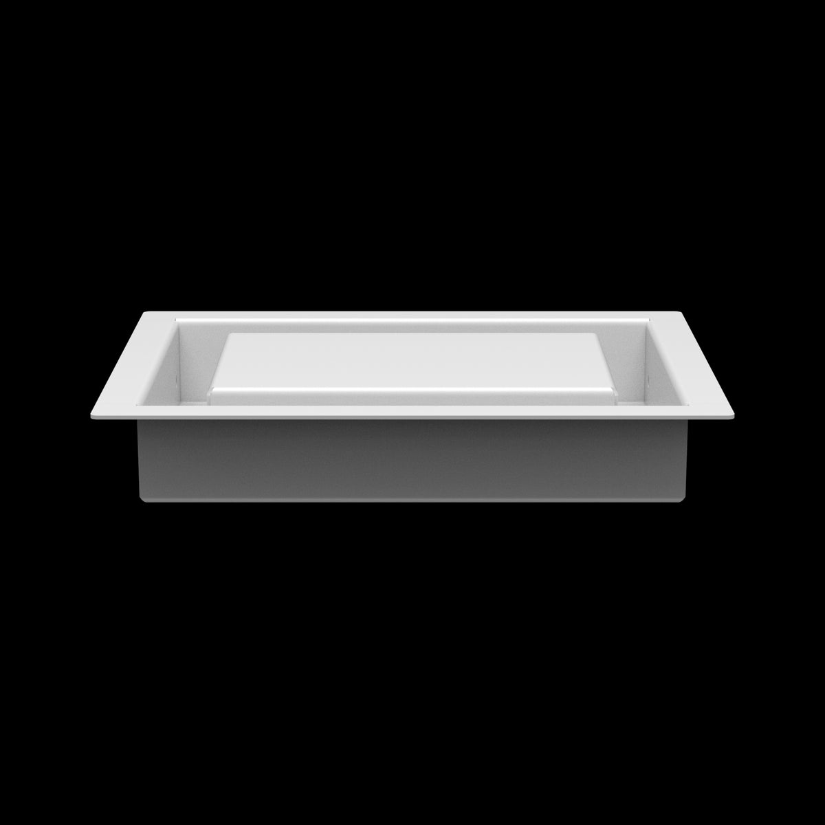 5x7 wall vent cover, side profile