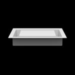 5x7 wall vent cover, side profile