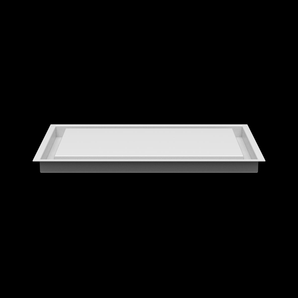 12x18 ceiling vent cover, side profile