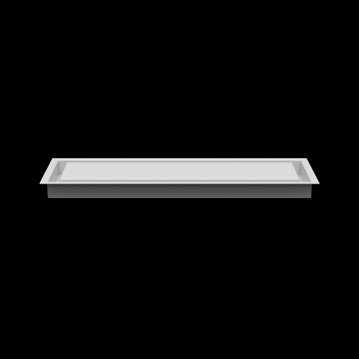 7x20 wall vent cover, side profile