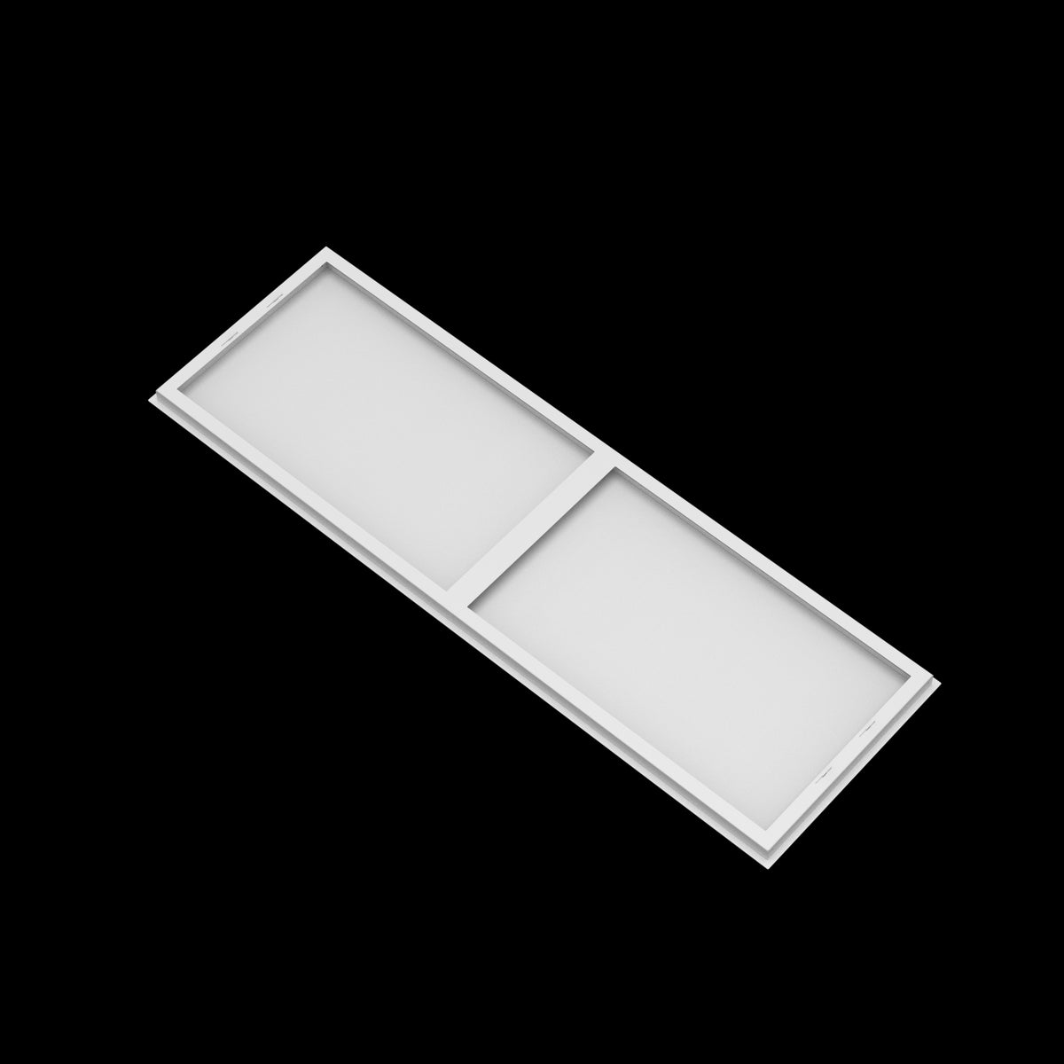 19x60 wall vent cover, back view