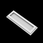 6x19 ceiling vent cover, back view