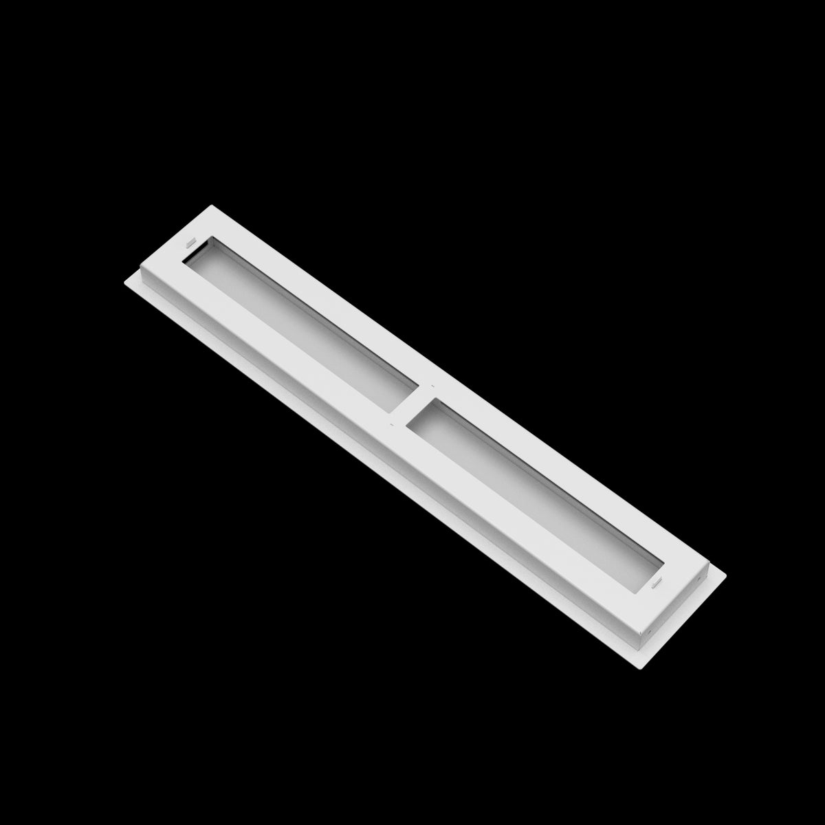 4x24 ceiling vent cover, back view