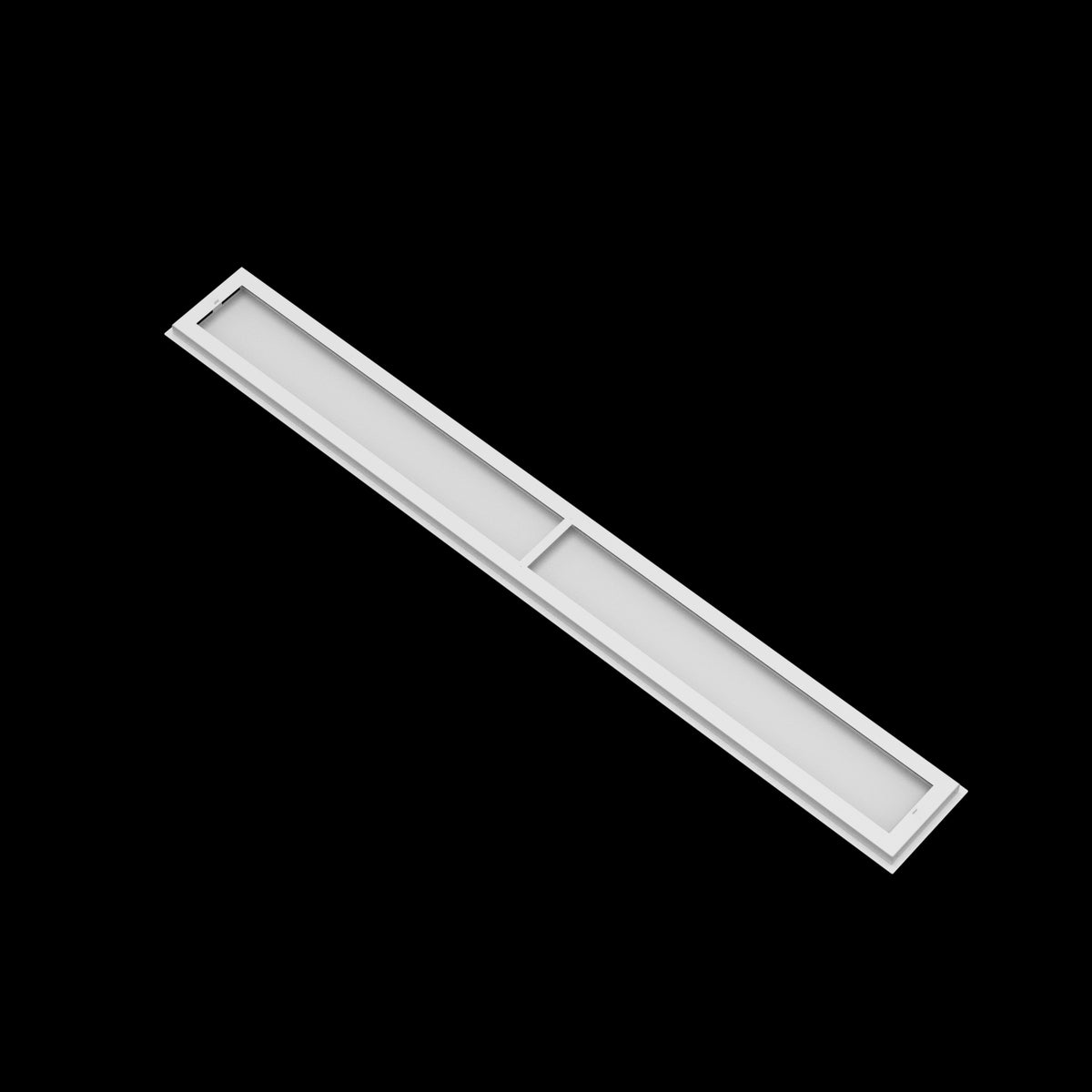 8x72 ceiling vent cover, back view