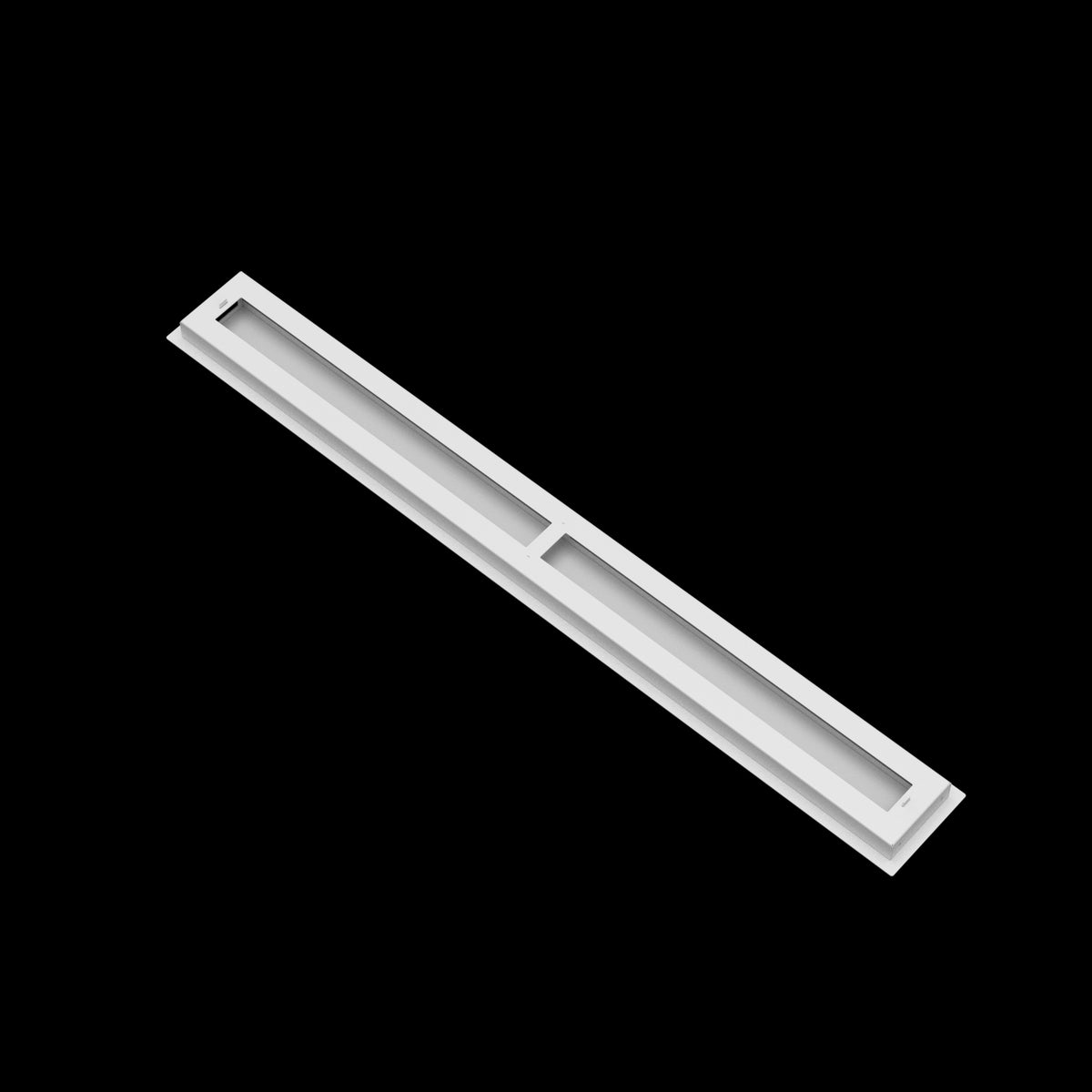 4x40 ceiling vent cover, back view