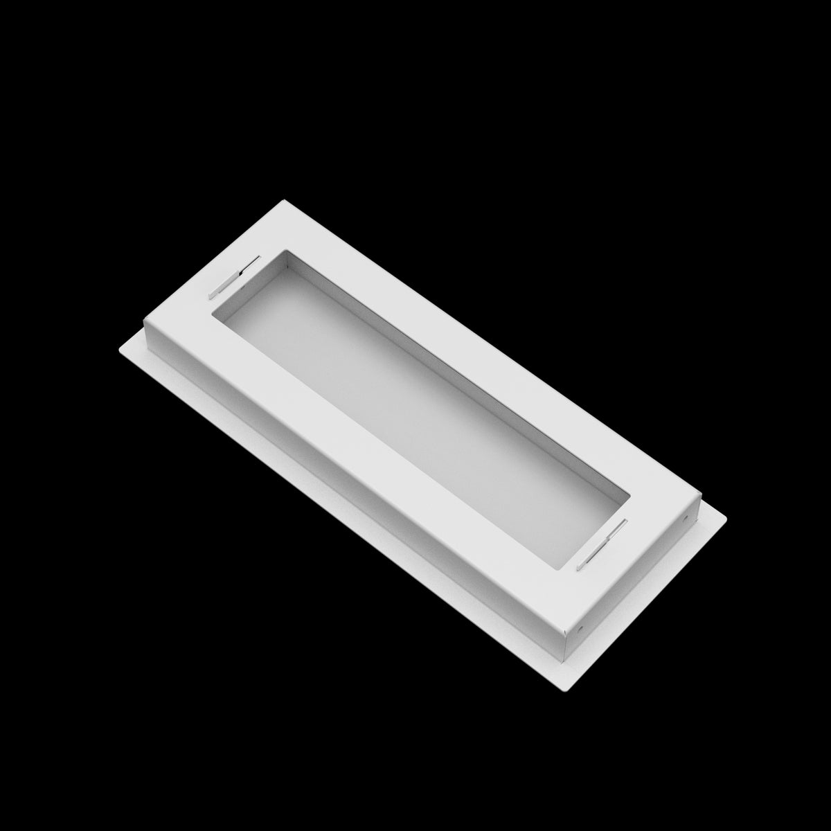 5x13 wall vent cover, back view