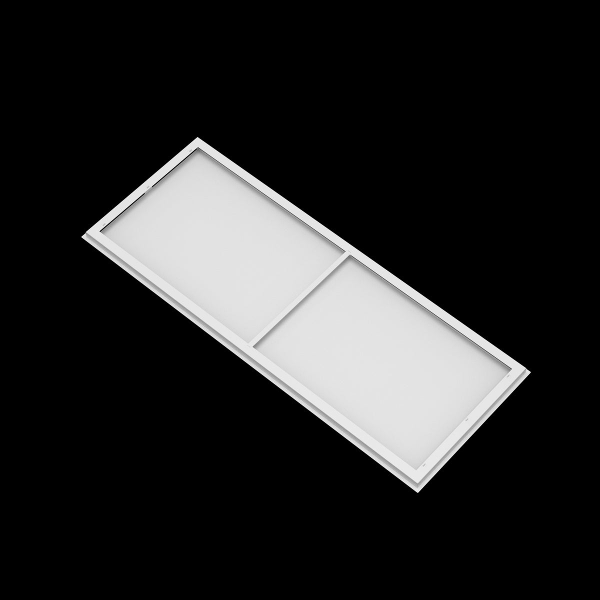 23x60 ceiling vent cover, back view