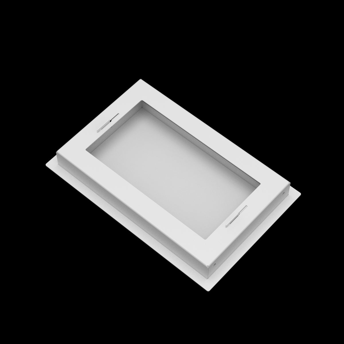 7x11 wall vent cover, back view