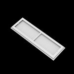 10x33 ceiling vent cover, back view