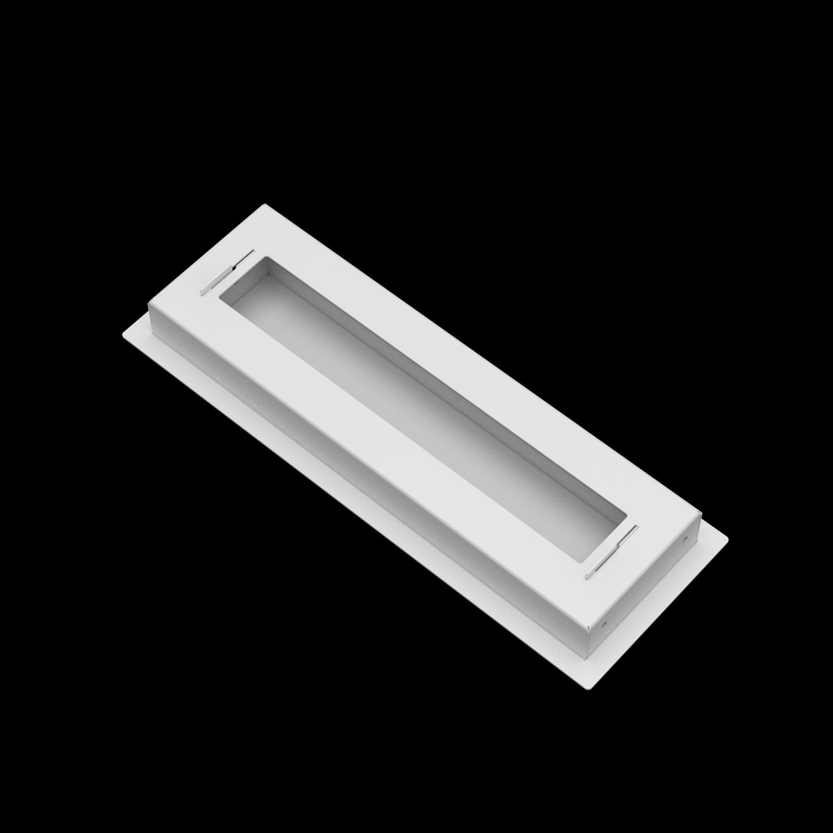 4x13 wall vent cover, back view