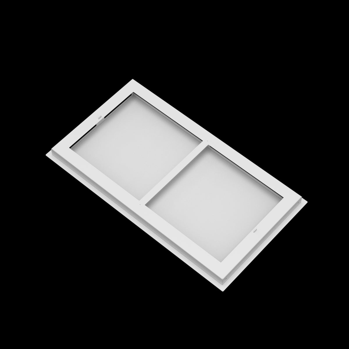 13x24 ceiling vent cover, back view