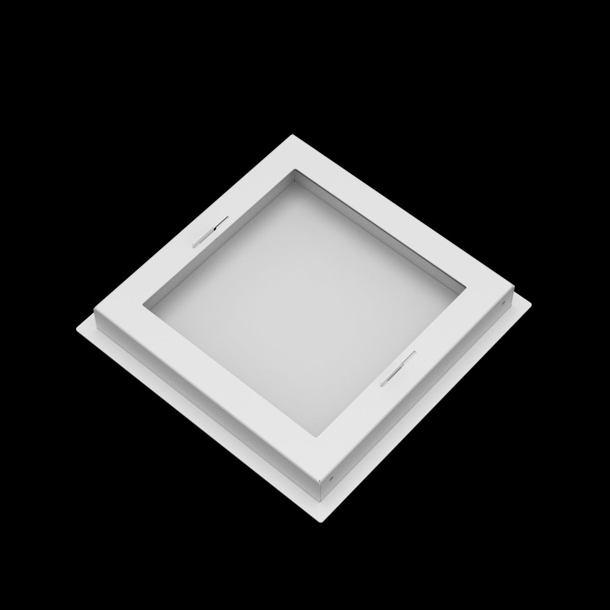 10x10 wall vent cover, back view