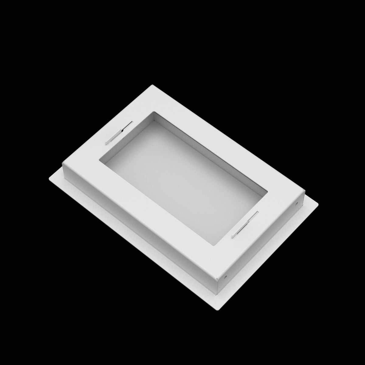 6x9 wall vent cover, back view