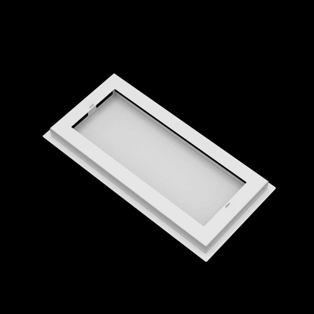 8x17 ceiling vent cover, back view