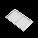 17x29 ceiling vent cover, back view