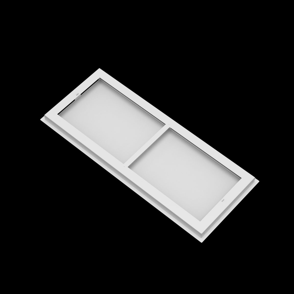 12x30 ceiling vent cover, back view