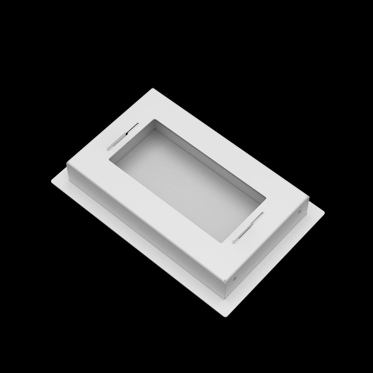 5x8 wall vent cover, back view
