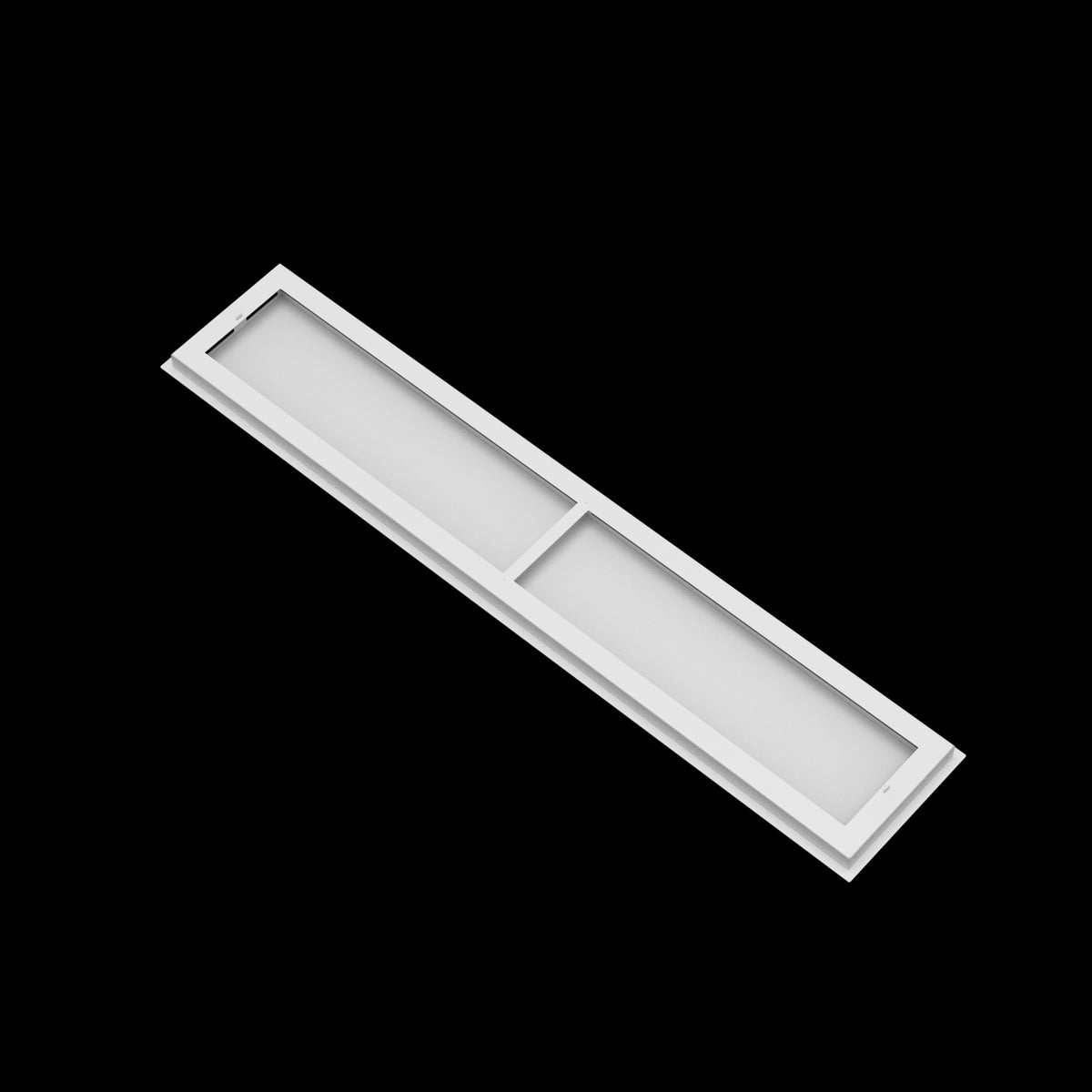9x49 ceiling vent cover, back view