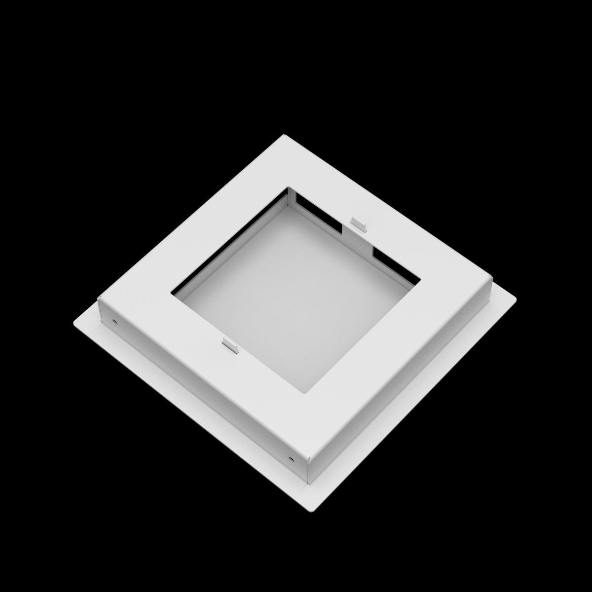 7x7 ceiling vent cover, back view
