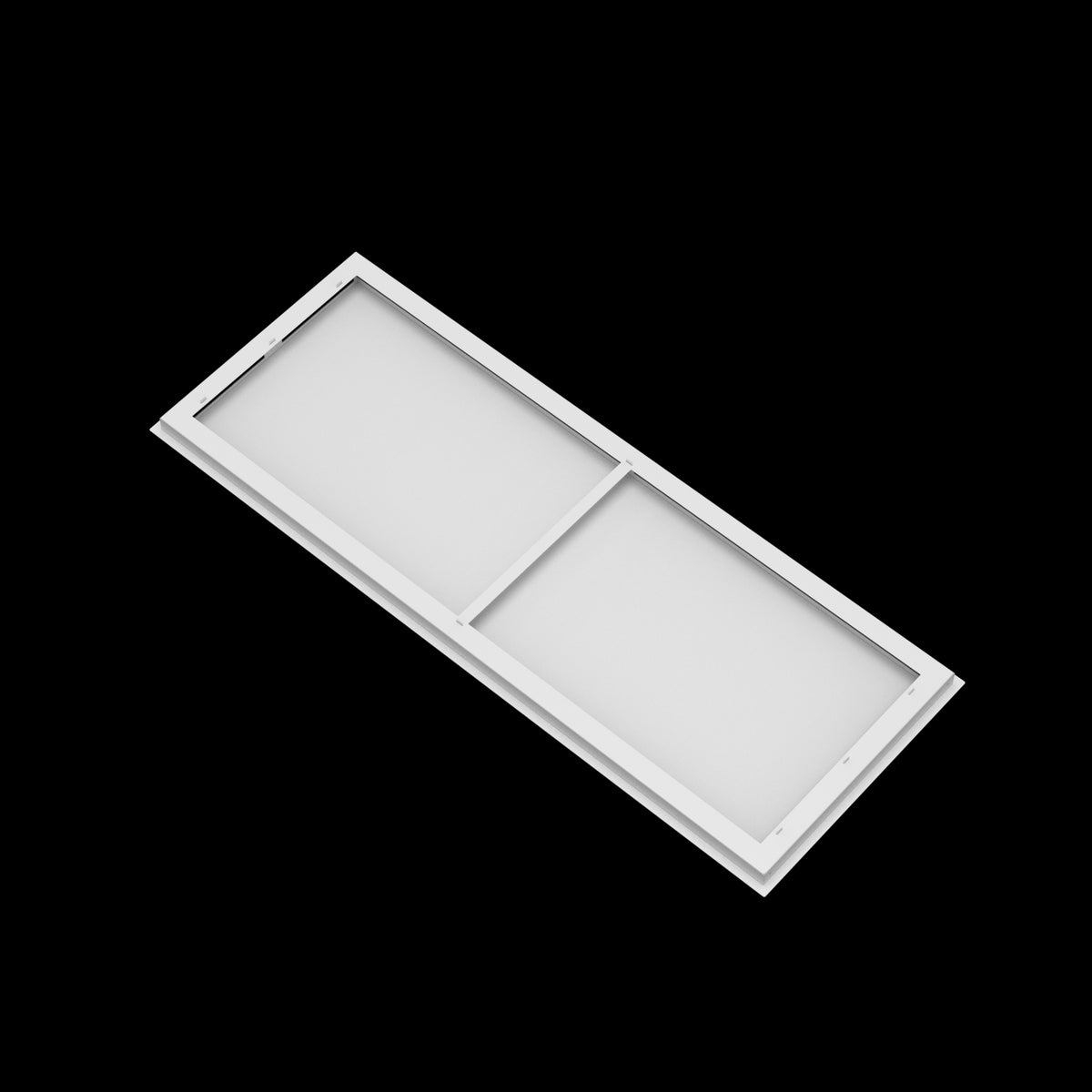 17x46 ceiling vent cover, back view