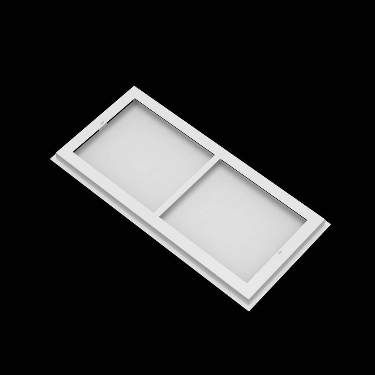 13x28 ceiling vent cover, back view