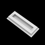 4x12 wall vent cover, back view