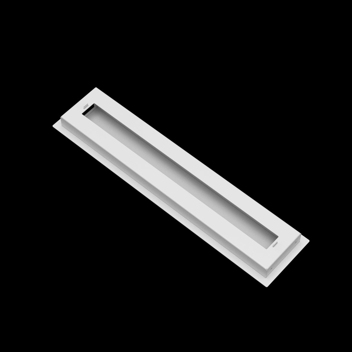 4x20 ceiling vent cover, back view