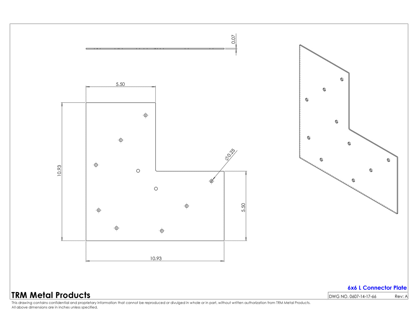 L - Connector Plates