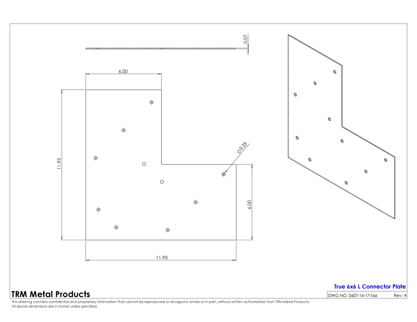 L - Connector Plates