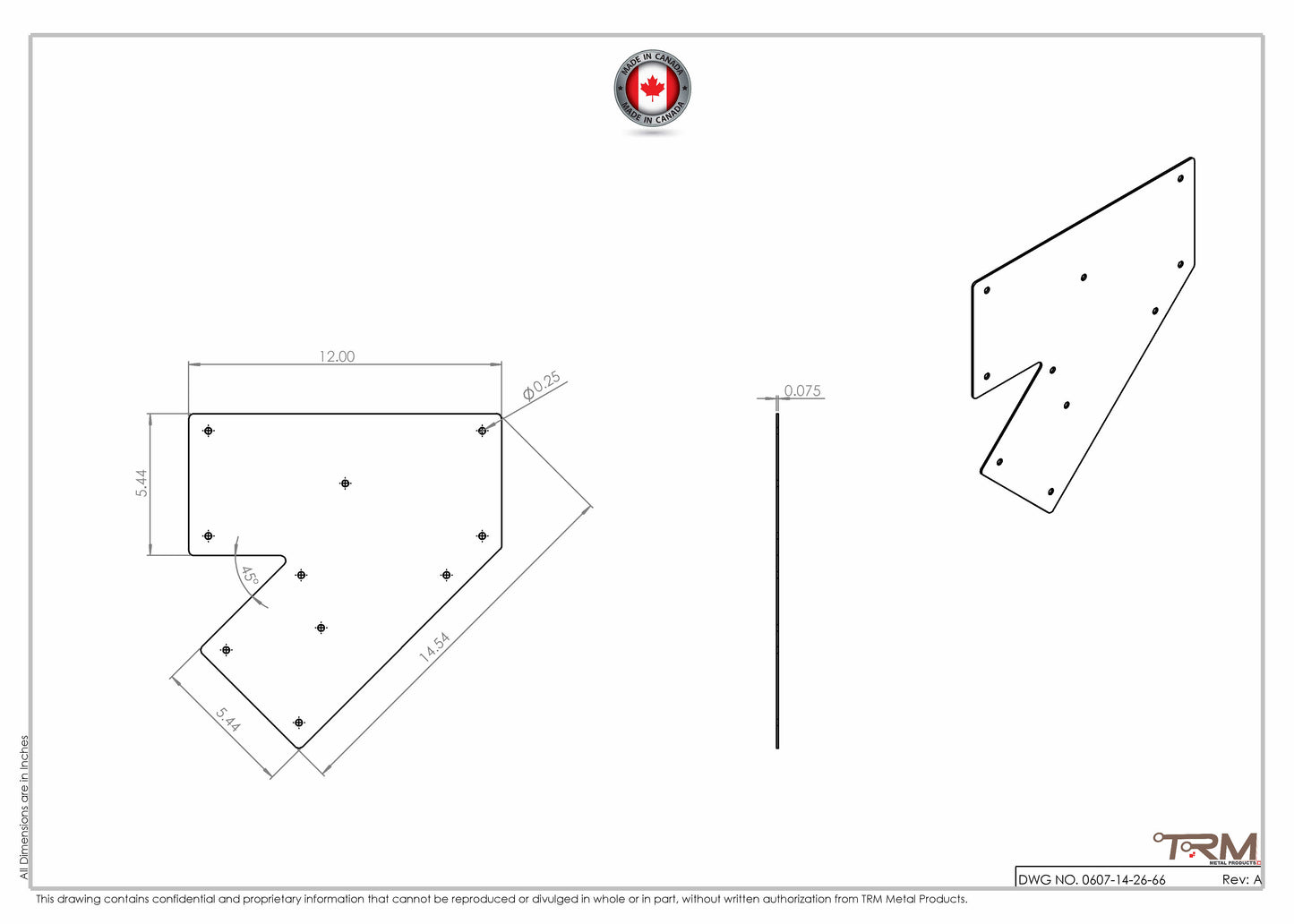45 Degree Angled Flat Bracket - Acute 45 Mending Plate - Connector Plates