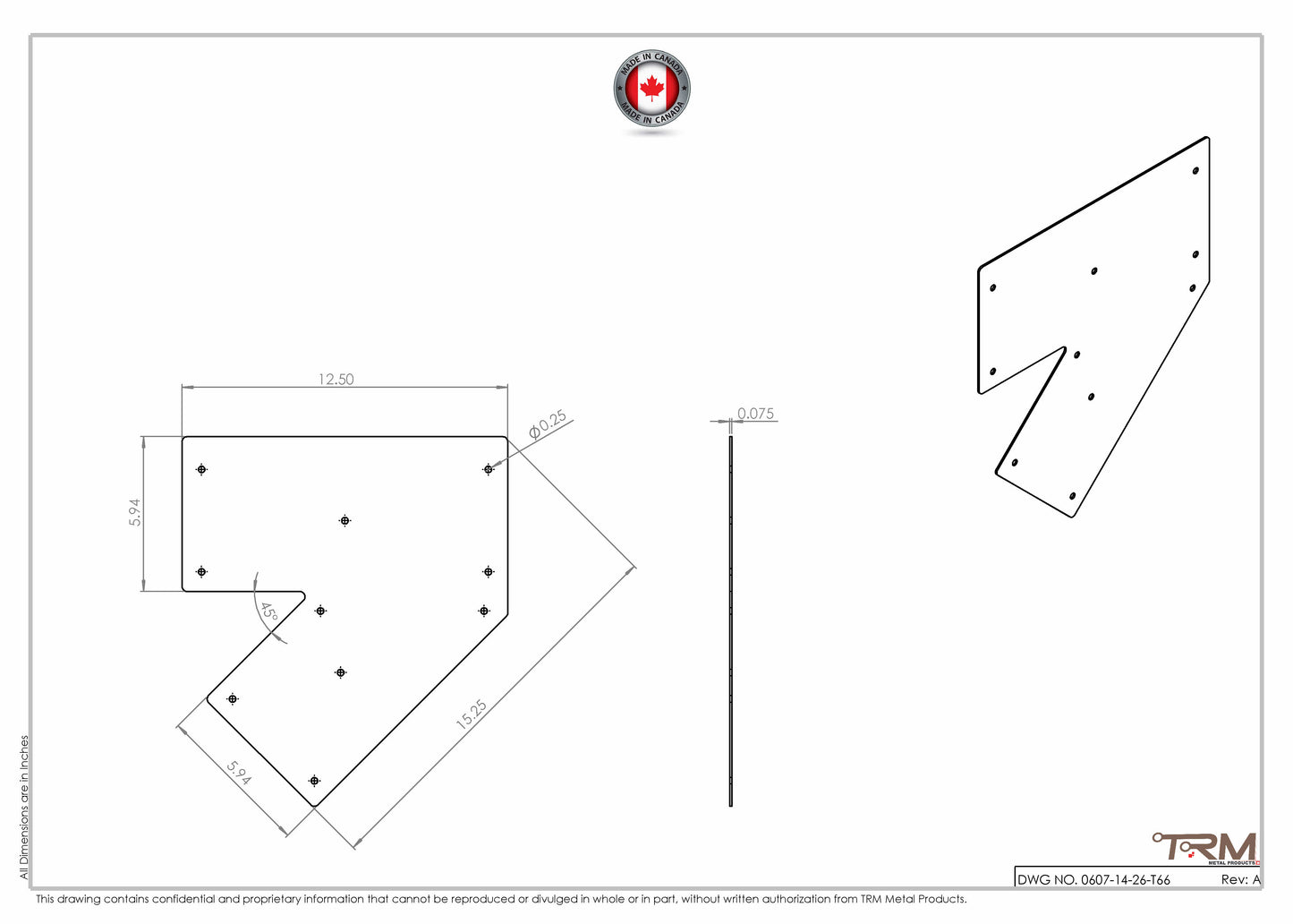 45 Degree Angled Flat Bracket - Acute 45 Mending Plate - Connector Plates
