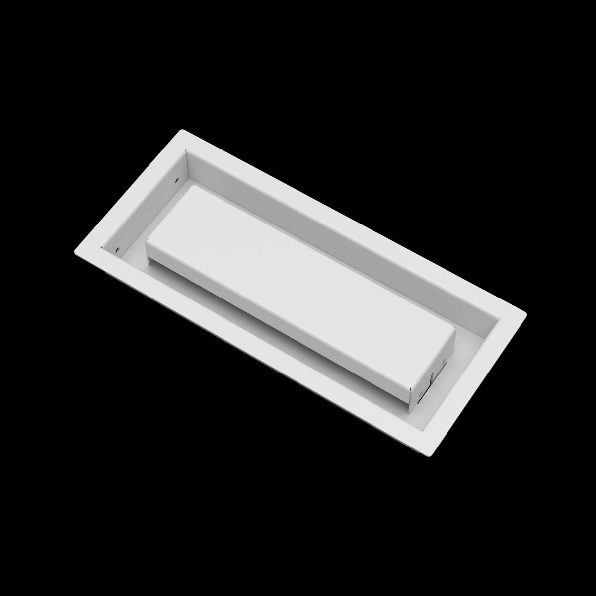 4x10 wall vent cover, angled view